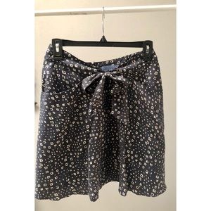 Silk circle skirt